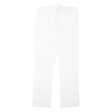RALPH LAUREN Womens Trousers White Regular Straight W32 L32