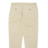 TOMMY HILFIGER Chino Mens Trousers Beige Regular Tapered W34 L32