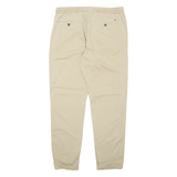 TOMMY HILFIGER Chino Mens Trousers Beige Regular Tapered W34 L32