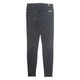 7 FOR ALL MANKIND Womens Corduroy Trousers Black Slim Tapered W28 L30