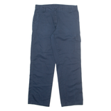 DICKIES Cargo Womens Trousers Blue Regular Straight W32 L30