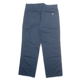 DICKIES Cargo Womens Trousers Blue Regular Straight W34 L31