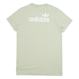 ADIDAS Womens T-Shirt Green UK 12