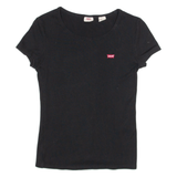 LEVI'S Womens T-Shirt Black S