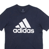 ADIDAS Mens T-Shirt Blue S