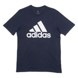 ADIDAS Mens T-Shirt Blue S