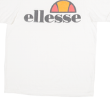 ELLESSE Womens T-Shirt White UK 10