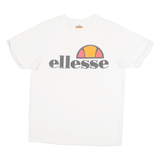 ELLESSE Womens T-Shirt White UK 10
