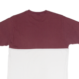 VANS Mens T-Shirt Maroon S