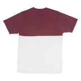VANS Mens T-Shirt Maroon S