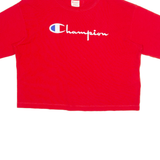 CHAMPION Crop Womens T-Shirt Red S