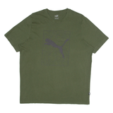 PUMA Mens T-Shirt Green L