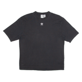 ADIDAS Womens T-Shirt Black UK 8