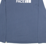 THE NORTH FACE Mens T-Shirt Blue Long Sleeve S