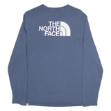 THE NORTH FACE Mens T-Shirt Blue Long Sleeve S