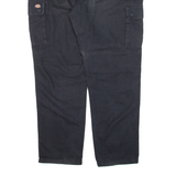 DICKIES Cargo Workwear Womens Trousers Black Relaxed Tapered W38 L29