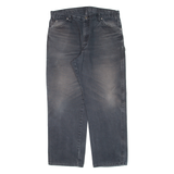 DICKIES Carpenter Workwear Mens Trousers Blue Relaxed Straight W37 L29