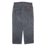 DICKIES Carpenter Workwear Mens Trousers Blue Relaxed Straight W37 L29