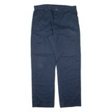 DICKIES Workwear Mens Trousers Blue Regular Straight W38 L32