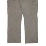 DICKIES Carpenter Workwear Mens Trousers Green Regular Straight W40 L29