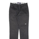 DICKIES Double-knee Workwear Womens Trousers Black Slim Skinny W28 L30