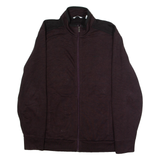 CALVIN KLEIN Mens Track Jacket Maroon L