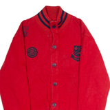 TOMMY HILFIGER Womens Varsity Jacket Red XL