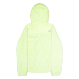 THE NORTH FACE Womens Fleece Jacket Yellow Hooded L