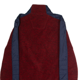 NAUTICA Mens Fleece Jacket Red M