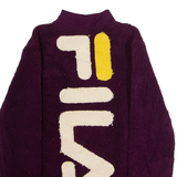 FILA Mens Fleece Jacket Purple XS