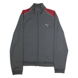 PUMA Mens Track Jacket Grey Colourblock 2XL