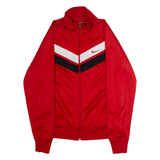 NIKE Mens Track Jacket Red Chevron M