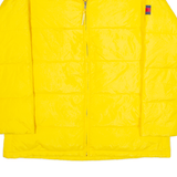 TOMMY HILFIGER Down Insulated Mens Puffer Coat Yellow M