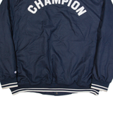 CHAMPION Mens Varsity Jacket Black USA XL