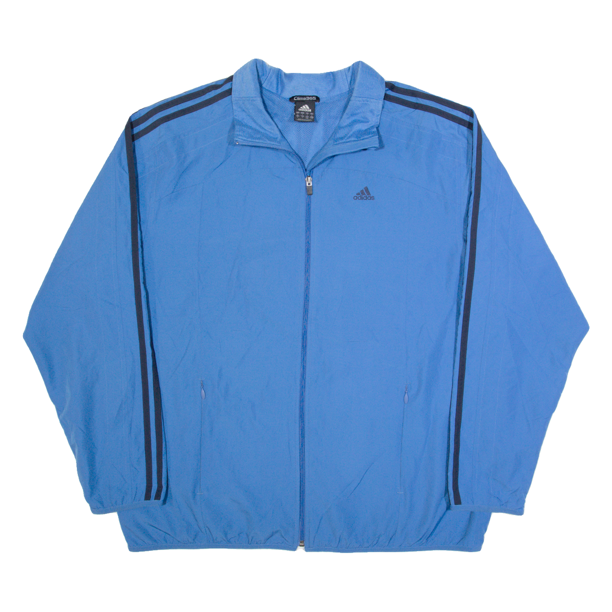 ADIDAS Clima365 Mesh Lined Mens Track Jacket Blue L – Cerqular