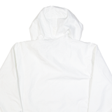 HELLY HANSEN Mesh Lined Womens Rain Jacket White Hooded L