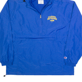 CHAMPION Carmel Greyhounds Mens Anorak Jacket Blue USA Hooded XL
