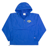 CHAMPION Carmel Greyhounds Mens Anorak Jacket Blue USA Hooded XL