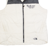 THE NORTH FACE Womens Puffer Gilet White USA L