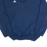ADIDAS Mens Pullover Jacket Blue L