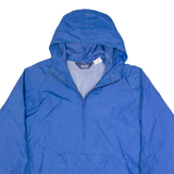 WOOLRICH Mesh Lined Mens Anorak Jacket Blue 90s Hooded M