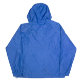 WOOLRICH Mesh Lined Mens Anorak Jacket Blue 90s Hooded M