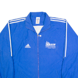 ADIDAS Mens Shell Jacket Blue 90s L