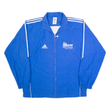 ADIDAS Mens Shell Jacket Blue 90s L
