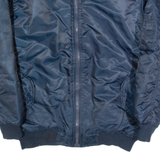 MAXIMO'S Mens Flight Jacket Blue M