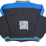 REEBOK Mens Varsity Jacket Black 90s Hooded XL