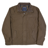 NAUTICA Fleece Lined Mens Jacket Brown L