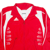 ADIDAS Mens Track Jacket Red M