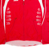 ADIDAS Mens Track Jacket Red M
