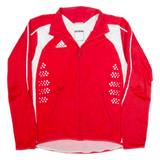 ADIDAS Mens Track Jacket Red M